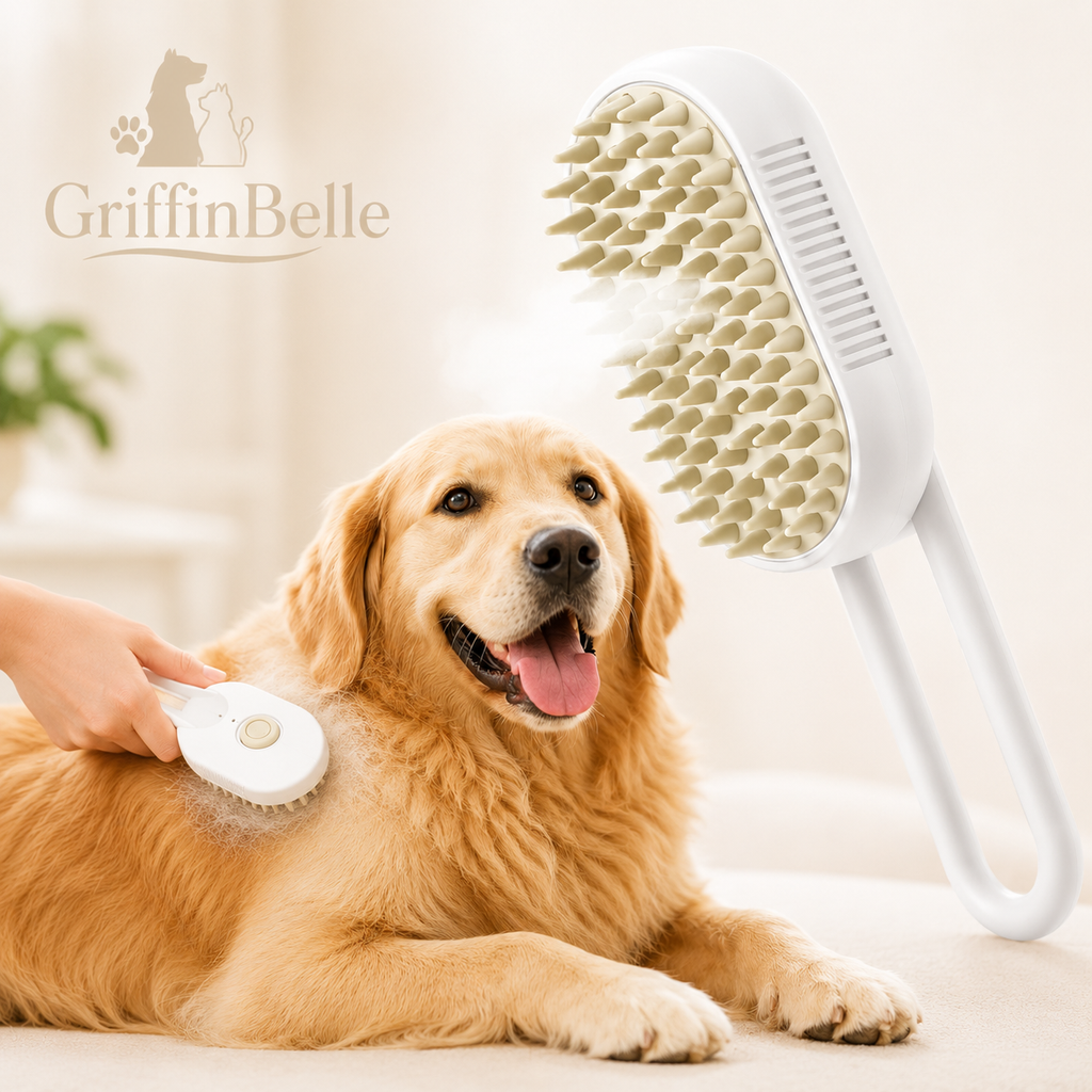 Brosse à Vapeur 3-en-1 pour Chat et Chien — GriffNBelle